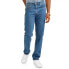 Фото #3 товара George Jeans 34X36 Men's Blue Denim Regular Fit 5-Pocket Design Straight leg