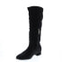 Фото #4 товара Aquatalia Livia Dr Sde Stetch Sde Womens Black Suede Zipper Knee High Boots 10