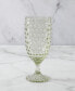 Фото #3 товара Chauncey Hobnail Handmade Glass Goblet, Set of 4