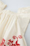 Фото #4 товара Платье с вышивкой крестом ZARA