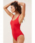 Фото #1 товара Women's Tulum Criss Cross Back One Piece Swimsuit