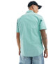 Tommy Hilfiger 1985 flex oxford regular fit short sleeve shirt in green