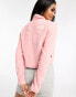 The North Face Glacier 100 cropped 1/4 zip fleece in pink