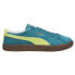 Фото #1 товара Puma Suede Vintage Lace Up Mens Blue Sneakers Casual Shoes 374921-17