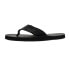 London Fog Trevon Flip Flops Mens Black Casual Sandals CL30381M-B
