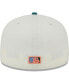 Фото #4 товара Men's Cream New York Mets Chrome Evergreen 59FIFTY Fitted Hat