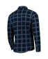 Men's Navy Chicago Bears Industry Flannel Button-Up Shirt Jacket
