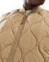 Jack & Jones quilted gilet in beige