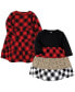 Фото #2 товара Little Girls Cotton Dresses, Buffalo Plaid Leopard