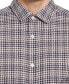 Men's Pixel Plaid Striped Shirt