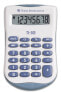 Фото #1 товара Калькулятор элементарный TI TI-501 - карманный - 8 разрядов - батарейный - синий, белый