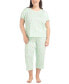 Plus Size 2-Pc. Garden Grove Capri Pajamas Set