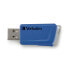 Verbatim Store 'n' Click - USB 2.0 Drive 3.2 GEN1 - 2x32 GB - Red/Blue - 32 GB - USB Type-A - 3.2 Gen 1 (3.1 Gen 1) - 80 MB/s - Slide - Blue - Grey - Red