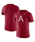 Men's Cardinal Arkansas Razorbacks School Baseball Logo Legend Performance T-shirt