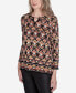 ფოტო #3 პროდუქტის Women's Rue Rivoli Cozy Beaded Split Neck Top