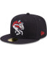 Фото #2 товара Men's Navy Binghamton Rumble Ponies Authentic Collection 59FIFTY Fitted Hat