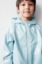 Shiny water-repellent raincoat