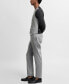 Фото #6 товара Men's Super Slim-Fit Stretch Fabric Suit Vest