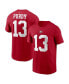 Фото #1 товара Men's Brock Purdy Scarlet San Francisco 49ers Player Name and Number T-shirt