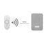 Фото #1 товара Byron DBY-22321 BY321 Wireless doorbell set - Grey - White - 85 dB - IP44 - Plastic - Digital - Wireless