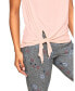 ფოტო #4 პროდუქტის Women's Anna Pajama T-Shirt & Sweatpant Set