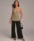 ფოტო #5 პროდუქტის Women's Metallic-Knit Tank Top