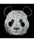 Mens Word Art T-Shirt - Panda Head