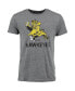 ფოტო #2 პროდუქტის Men's Heather Gray Iowa Hawkeyes Vintage-Inspired Tri-Blend T-shirt