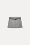 BOX PLEAT SKORT WITH BELT