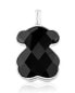 Фото #1 товара Silver teddy bear pendant with onyx Icon Color 1000146200