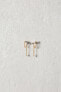 Фото #6 товара Игривые серебряные серьги с цепочками MANA Gold AR01-297-U