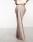 COLLUSION satin maxi skirt in mocha