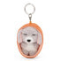 Фото #2 товара Сувенирный брелок или ключница для геймеров NICI Sleeping Pets Dog Poodle Grey 8 cm Basket Key Ring