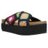 Фото #2 товара Dirty Laundry Plays Floral Espadrille Platform Womens Black Casual Sandals PLAY