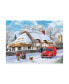 Фото #1 товара Trevor Mitchell Winter Puzzle Canvas Art - 27" x 33.5"