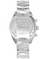 ფოტო #2 პროდუქტის Women's Jackie Chronograph Multifunctional Stainless Steel Bracelet Watch 41-1/2mm