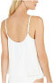 Michael Kors Iconic Solids Double Layer Tankini Top White MD