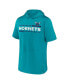 Фото #2 товара Men's Teal Charlotte Hornets Possession Hoodie T-shirt