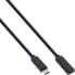 Фото #1 товара InLine USB 3.2 Gen.1x2 Extension Cable - USB-C male/female - black - 2m