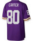 Men's Cris Carter Purple Minnesota Vikings Legacy Replica Jersey