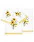 Фото #1 товара Textiles Turkish Cotton Girasol Embellished Fingertip Towel Set, 2 Piece