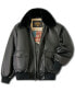 ფოტო #1 პროდუქტის Men G-1 Leather Flight Bomber Jacket - Big and Tall