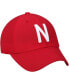 Фото #4 товара Men's Scarlet Nebraska Huskers Staple Adjustable Hat