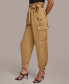 ფოტო #3 პროდუქტის Donna Karan Women's Tie-Waist Cargo Pants