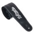 DAngelico Leather Guitar Strap Black