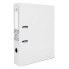 LIDERPAPEL Lever arch file folio documents PVC lined with rado spine 75 mm white with compressor