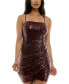 Фото #1 товара Juniors' Sequin Sleeveless Bodycon Dress