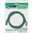 Фото #3 товара InLine Patch Cable S/FTP PiMF Cat.6 250MHz PVC copper green 1m