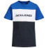 ფოტო #3 პროდუქტის JACK & JONES Logo Blocking short sleeve T-shirt