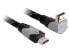 Фото #1 товара Кабель HDMI высокой скорости 2m Delock 1.4 2 м HDMI Тип A (Стандарт) 4096 x 2160 пикселей 3D Черный Серый